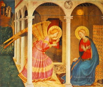 受胎告知ルネッサンス フラ アンジェリコ Oil Paintings
